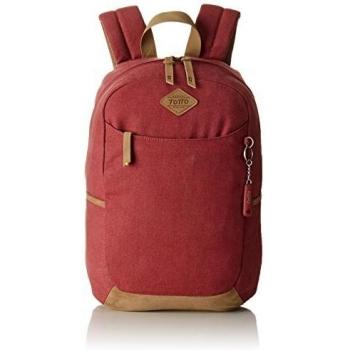 Totto Jaideny Unisex Backpack in Red