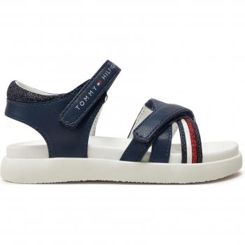 Tommy Hilfiger Sandali Strippes Velcro Sanadal T1A2-33234-0326 S Blu scuro