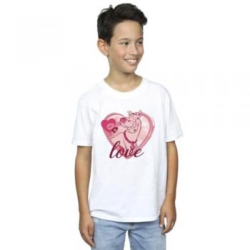 Boy’s Scooby-Doo Love Kisses T-Shirt in White – Size 3-4 Years