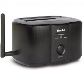 Hamlet Wi-Fi Docking Station per hard disk sata da 2,5 o 3,5 HXDDWIFI