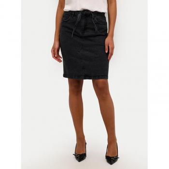 Kaffe Jeansrock Modell 'Gloria', Regular Fit, Dunkelgrau, Größe 42