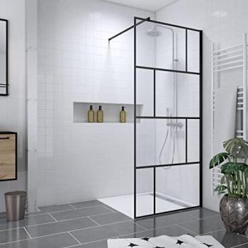 Ensemble Paroi de Douche AURLANE 90x195 cm + Receveur 90x90
