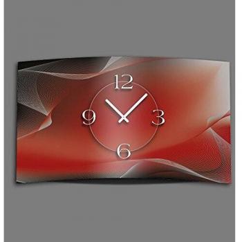 Dixtime leise Wanduhr 3D-Optik