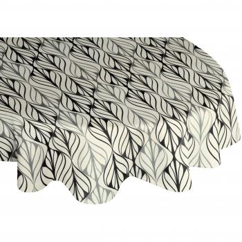 Tischdecke ADAM Wave, 145cm, Leinen und Bio-Baumwolle