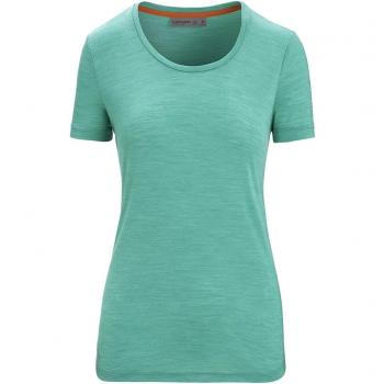 Camiseta Icebreaker Sphere II Feminina Scoop Turquesa
