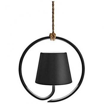 Lampada a Sospensione LED Ricaricabile Poldina Grigio Scuro Dimmerabile IP54 2,2W 188lm
