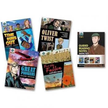 Project X Origins Graphic Texts: Dark Red+ Book Band, Oxford Level 20: Mixed Pack of 4 Book