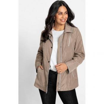 Helline Parka beige à poches fonctionnelles