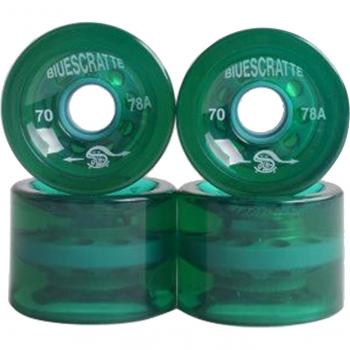 Roulettes PU 78A 70x51mm pour Skateboard, 4 pièces, ABEC-9