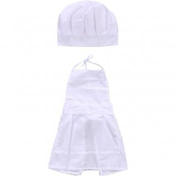 Adorable White Chef Costume for Children