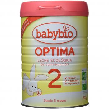 Leche Babybio 2 Optima + 6 Meses Bote 900 Gr
