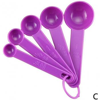 White Plastic Kitchen Measuring Spoon