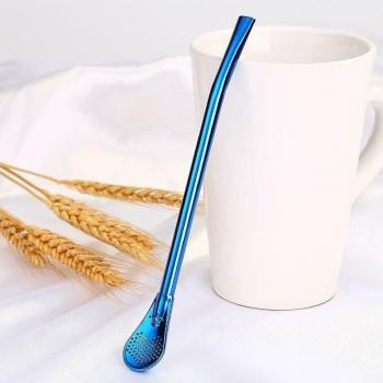 Durable Long Spoon and Straw Set