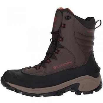 Columbia Bugaboot 3 Herrenstiefel, Schwarz (Black x Bright Red), 48 EU