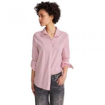 Street One Hemdbluse mit Knopfleiste Rosa