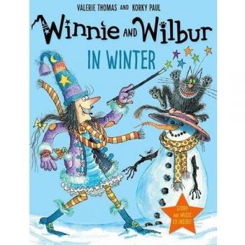 Winnie and Wilbur in Winter (Paperback & CD) by Thomas, Valerie, NEW Book, FREE
