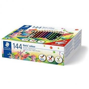 LÁPICES COLOR STAEDTLER 185C14402 144 UN 12 COLORES SURTIDOS WOPEX