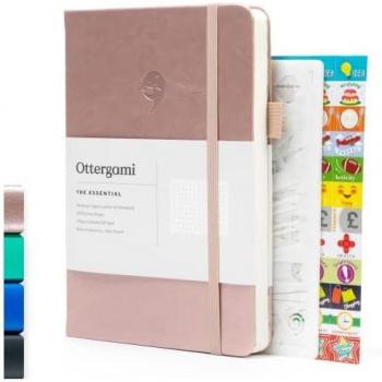 Bullet Journal Ottergami Rose A5, 200 Pages