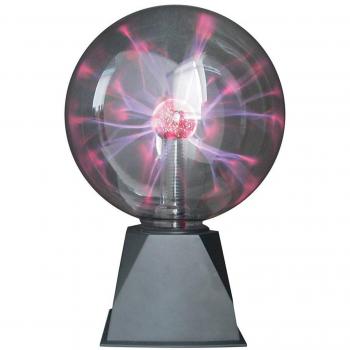 Retro 6‑Inch Plasma Glow Globe – Touch & Light Activity