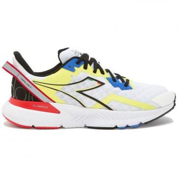 Diadora Volo 3 Mythos Blushield scarpe sportive bianco giallo nero 46