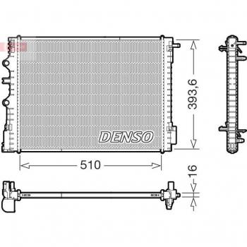 Radiador DENSO DRM23120 – Sistema de enfriamiento del motor