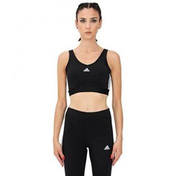 Adidas Performance Top Essentials 3-stripes Nero B/bche Top E Reggiseni Woman