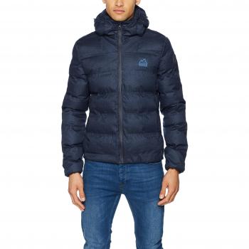 Superdry Echo Quilt Puffer, Chaqueta Deportiva para Hombre, Azul, Talla M