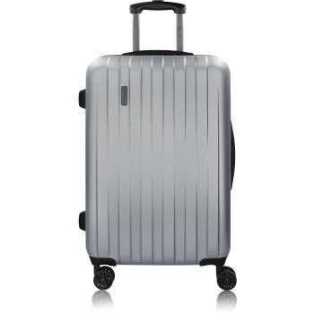 Valise Rigide Bugatti Lima 2.0 – 66 cm, Trolley 4 Roues – Gris – TSA Lock – Mixte