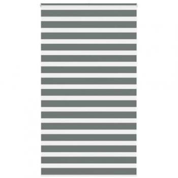 Fenêtre store zébré gris foncé – 115,9 cm polyester