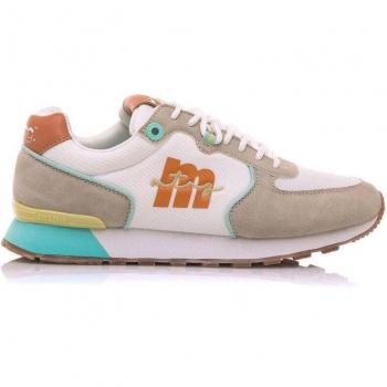 Joggo Sneakers Blanc Marron MTNG Femme 41 – Casual Lace-up