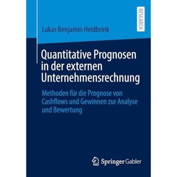 Quantitative Prognosen in der externen Unternehmensrechnung