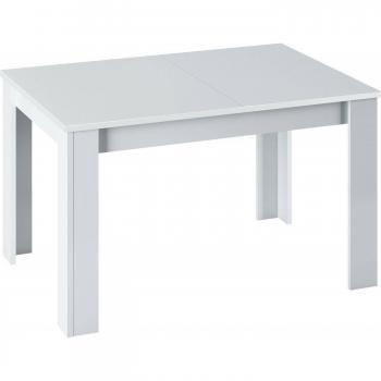 Table Dmora Dilici extensible, console de cuisine 140/190 × 90 h78 cm, Blanc