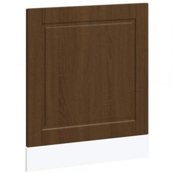 Porto Brown Oak Dishwasher Panel 60x1.5x67 cm Engineered Wood
