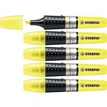 STABILO Textmarker Luminator Gelb, 5 mm, 5 Stück