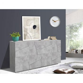 Madia 4 ante finitura Beton moderna