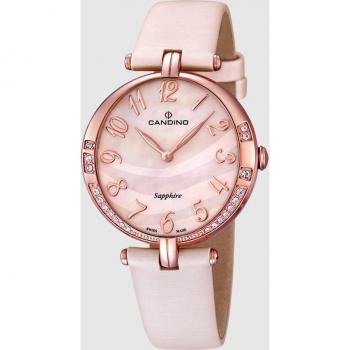 Encanto Femenino – Reloj Candino C4602/3 de Piel Rosa