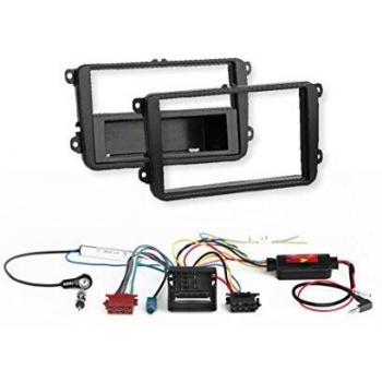 VIMA Connect Einbau-Set TOPFIT für Seat, Skoda, VW (Blende + CANBUS + LFB + Antenne)