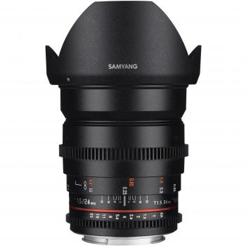 Samyang 24mm T1.5 VDSLR Video Lens for Canon