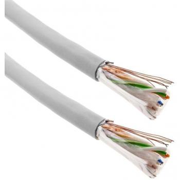 Bobina de Cable de Red Ethernet Cat. 6 305m Rígido Gris