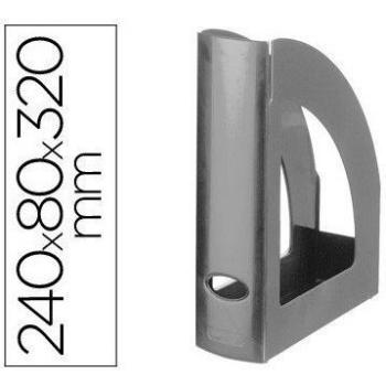 Porte-revues en polystyrène gris opaque Q-Connect