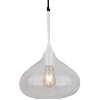 E27 Modern White Glass Pendant Light D:280