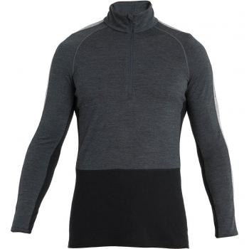 Maglia Merino Icebreaker Zoneknit 200 a Maniche Lunghe Grey Baselayer