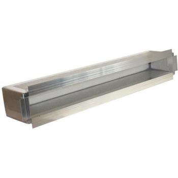 Plenum Diffusore Lineare a 3 Feritoie in Pal, Misura 190x190x2100mm