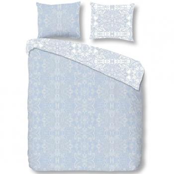 Set di Copripiumino e Lenzuolo Blu per Letto Matrimoniale