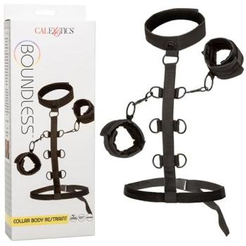 Set Collare + Manette + Imbragoper Bondage Fetish BDSM Scomponibile