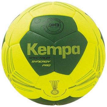 Kempa Spectrum Pro-Handballball, Leuchtend Gelb / Grüner Drache, 2‑Pack