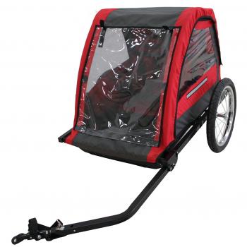 Avenir Entrepid 2 Seater Bicycle Trailer Red