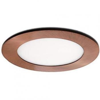 Éclairage LED 6W 600Lm 2700K Circulaire Bronze