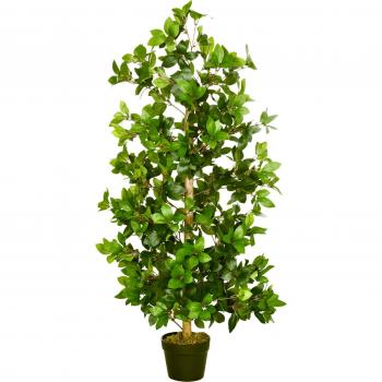 Artificial Bay Leaf Laurel in Planter Pot for Indoor Outdoor Home Decor