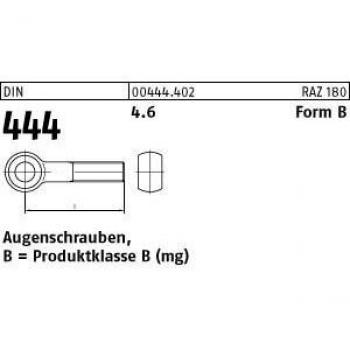 Augenschraube 6 x 45 mm DIN 444 4.6 BM 25 Stück